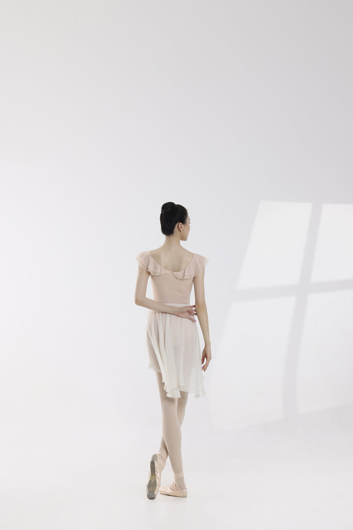 Peach Honey Double Ruffle Ballet Leotard product image 7