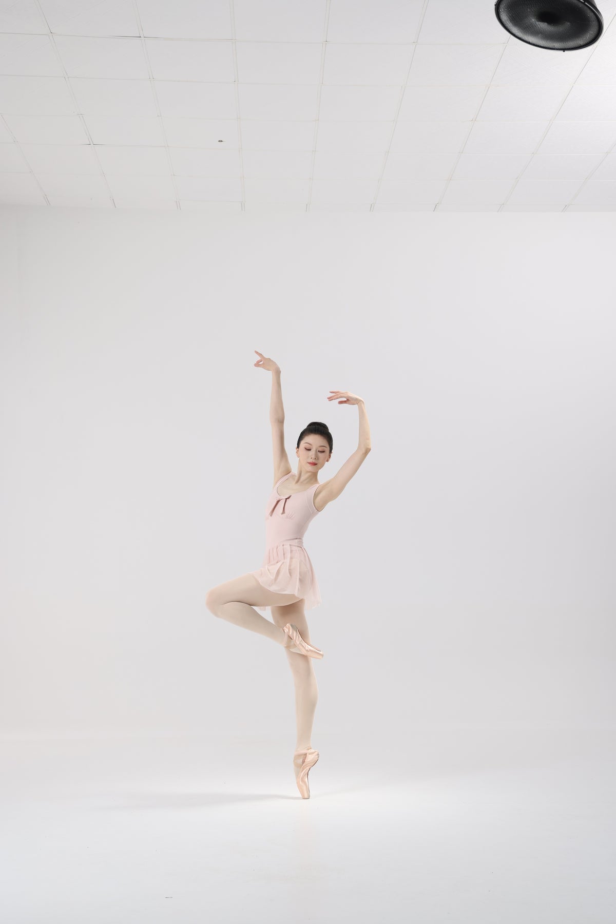 Porcelain Pink Mesh Back Ballet Leotard product image 2