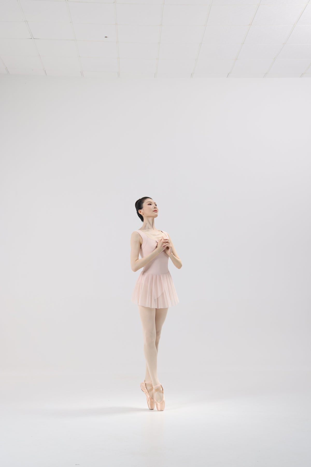 Porcelain Pink Mesh Back Ballet Leotard product image 3