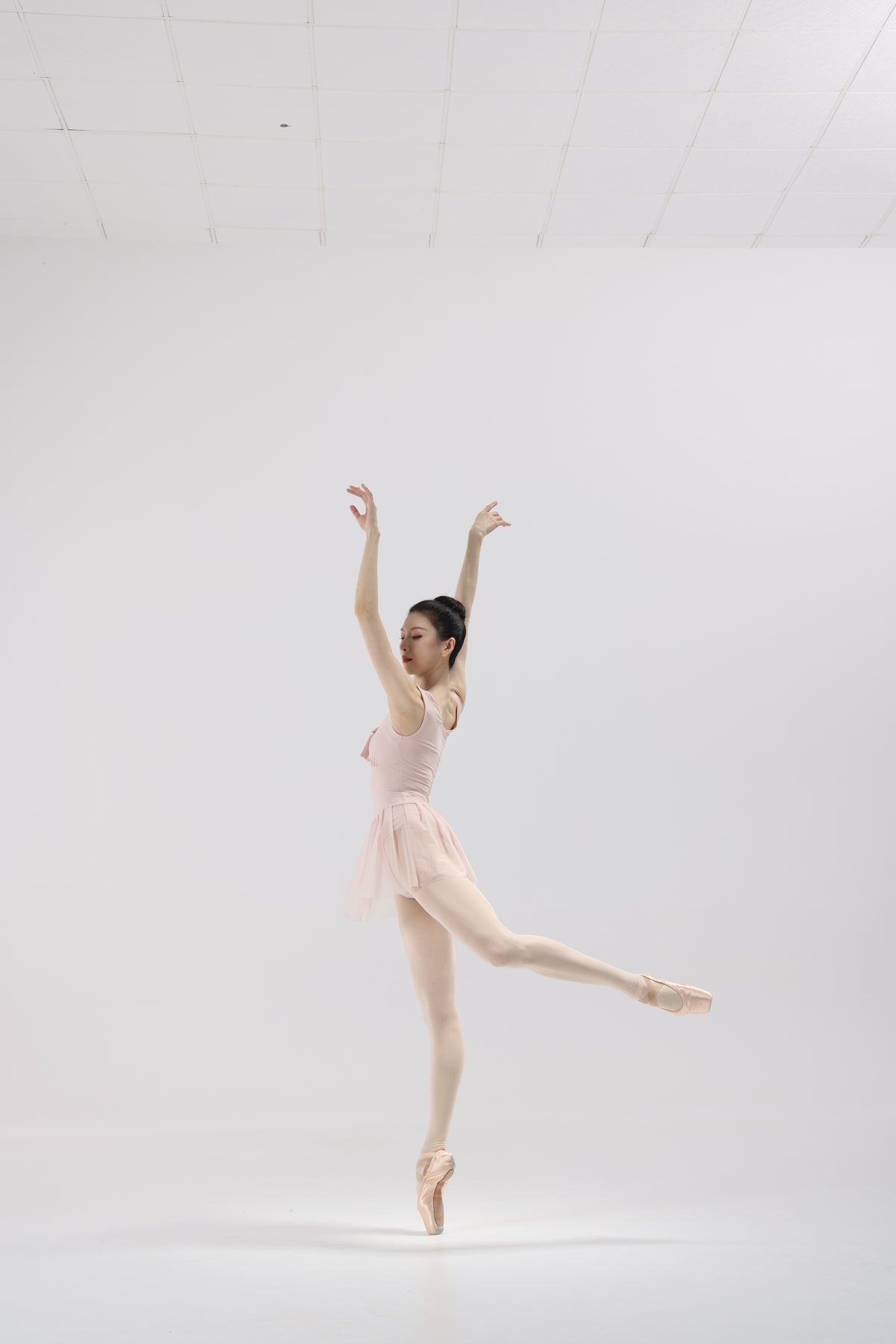 Porcelain Pink Mesh Back Ballet Leotard product image 4